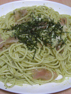 超簡単☆生ハムとバジルのパスタ-レシピのメイン写真