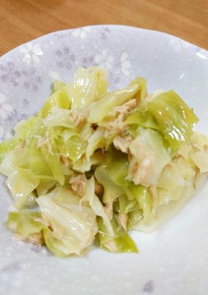 キャベツとツナのチャチャっと煮-レシピのメイン写真