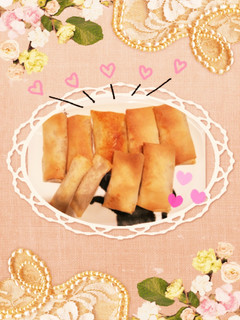 簡単 揚げないツナチーズ春巻き-レシピのメイン写真