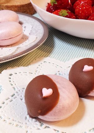 ♥️春のデザート＊苺モナカ♥️-レシピのメイン写真