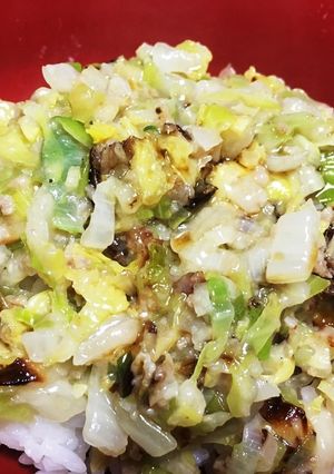 餃子未満丼-レシピのメイン写真