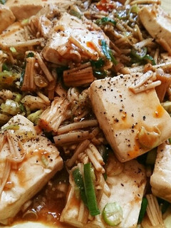 肉なし!えのき麻婆豆腐-レシピのメイン写真