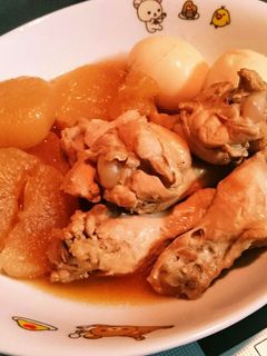 手羽元、大根、卵の煮物-レシピのメイン写真