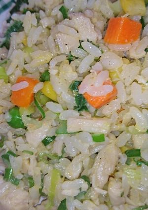 ネギの青い部分で美味しいチャーハン☆-レシピのメイン写真