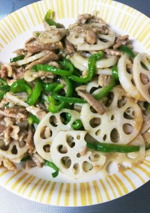 れんこんで!青椒肉絲-レシピのメイン写真