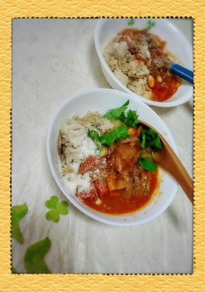 ❄☺牛スジ♦ビーンズとまと煮込み☺❄-レシピのメイン写真