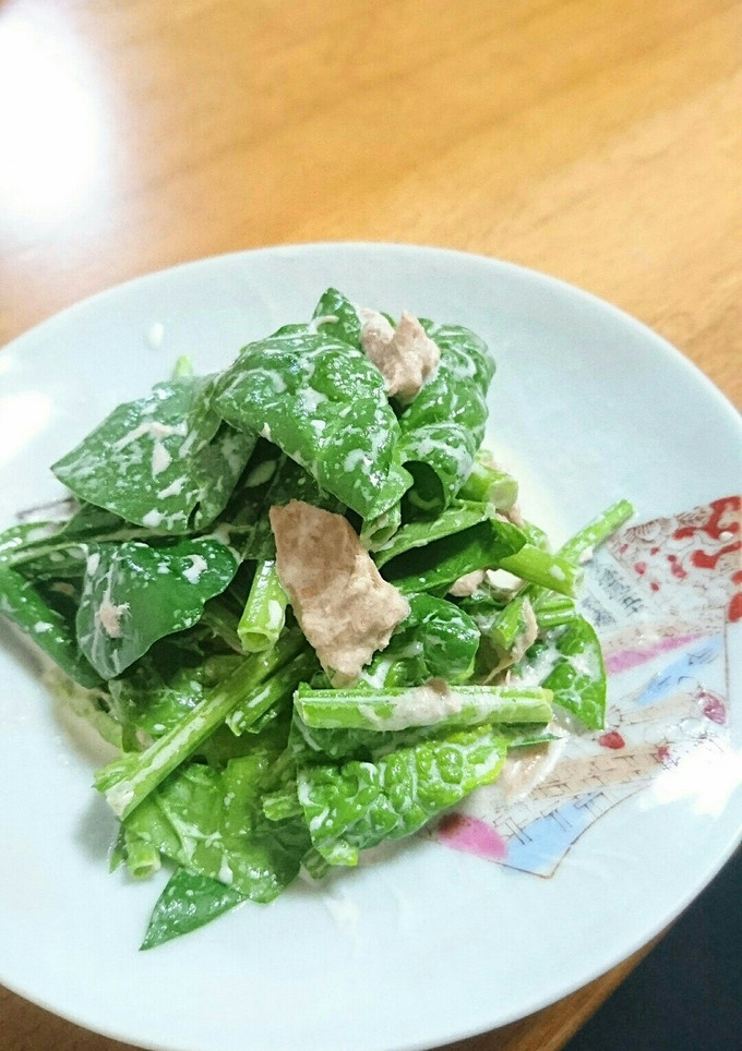 簡単❗ほうれん草のツナマヨサラダ(^^)-レシピのメイン写真