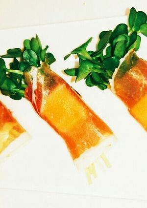 かいわれ大根とチーズの生ハム巻き-レシピのメイン写真