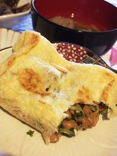 納豆の油揚げ包み-レシピのメイン写真