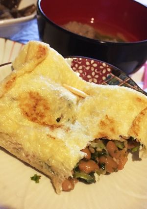納豆の油揚げ包み-レシピのメイン写真