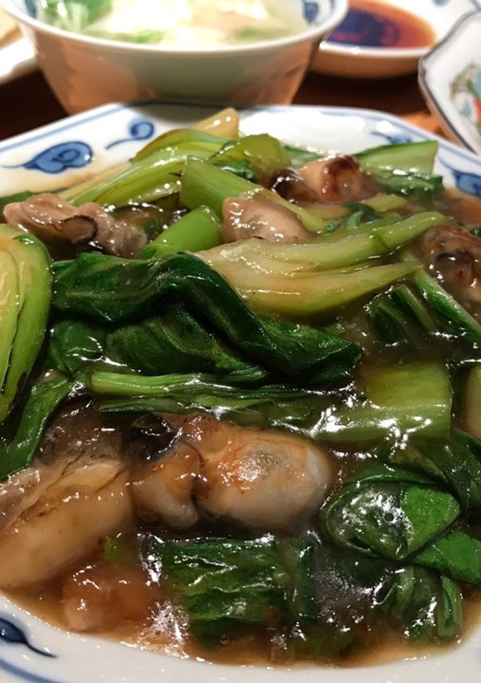 牡蠣と青梗菜のオイスターあんかけ-レシピのメイン写真