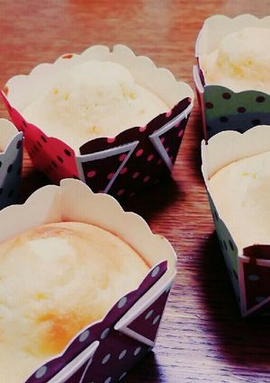 クセになる食感♪ふわふわカップケーキ-レシピのメイン写真