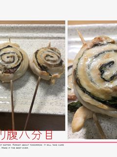 ささみ梅じそ焼鳥のペロペロキャンディー-レシピのメイン写真