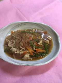 揚げ卵の野菜あんかけ-レシピのメイン写真