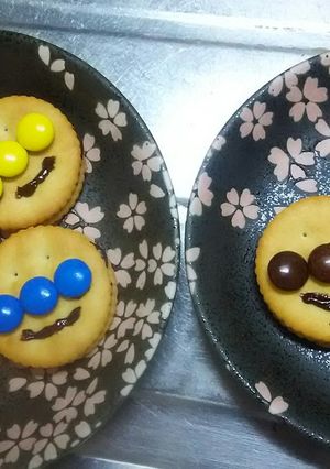 友チョコ簡単にできるアンパンマンお菓子☆-レシピのメイン写真