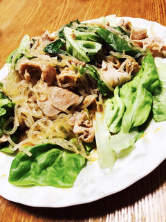レタスとお肉の炒め物-レシピのメイン写真