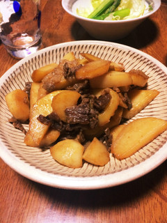 じゃがいもと牛肉の甘辛炒め-レシピのメイン写真