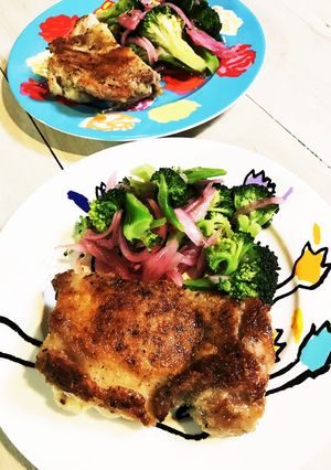 鶏モモのクレイジー☆オリーブオイル焼き☆-レシピのメイン写真