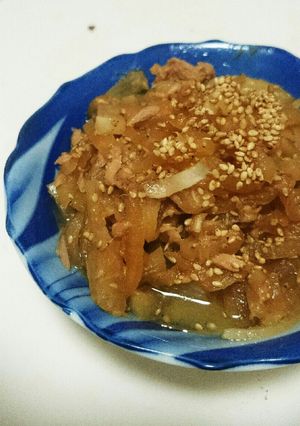 ご飯のお供に☆ツナと大根のきんぴら-レシピのメイン写真