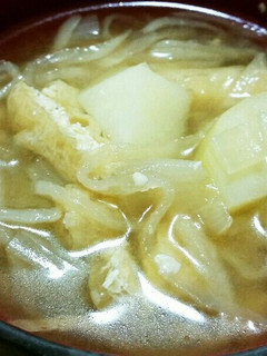 常備菜でほっこりおいしい味噌汁(^-^)-レシピのメイン写真