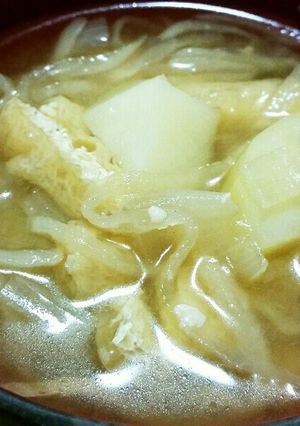 常備菜でほっこりおいしい味噌汁(^-^)-レシピのメイン写真