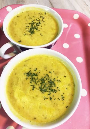 残ったかぼちゃの煮物de洋風ポタージュ♪-レシピのメイン写真