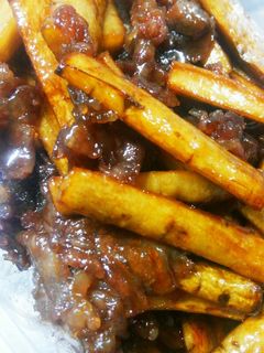 簡単‼美味しい‼ゴボウと牛肉の炒め煮-レシピのメイン写真