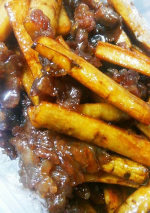 簡単‼美味しい‼ゴボウと牛肉の炒め煮-レシピのメイン写真