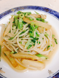 ジャガイモとインゲン豆の和風パスタ-レシピのメイン写真