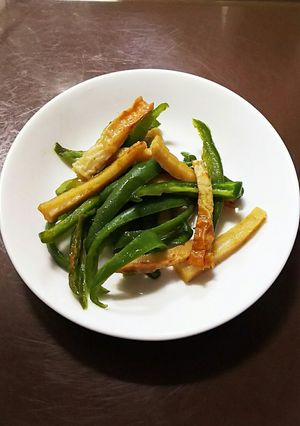超簡単ピーマンとちくわのカレー炒め-レシピのメイン写真
