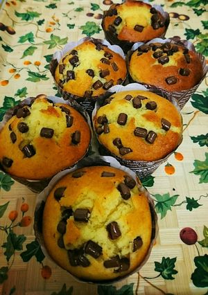 HMで簡単♪チョコチップマフィン♪-レシピのメイン写真