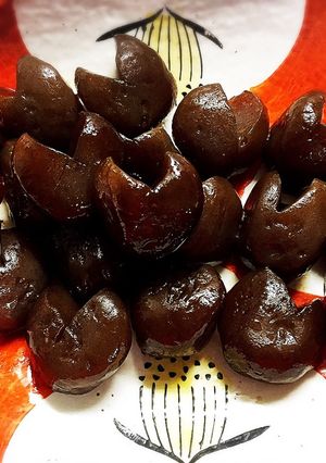 簡単!玉こんにゃくのハート形ピリ辛煮物♪-レシピのメイン写真