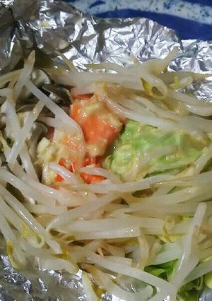 野菜たっぷり鮭のちゃんちゃん焼きホイル包-レシピのメイン写真