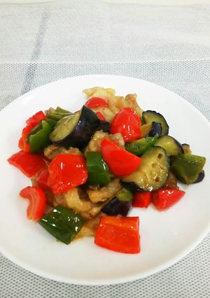 豚バラと野菜の黒酢炒め-レシピのメイン写真