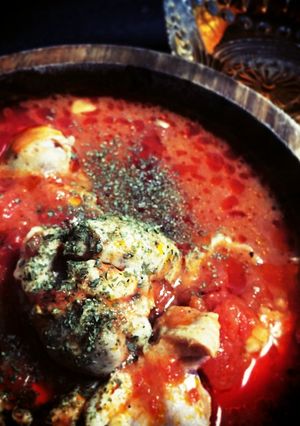 炊飯器で♡かんたん鶏肉のトマト煮♡-レシピのメイン写真
