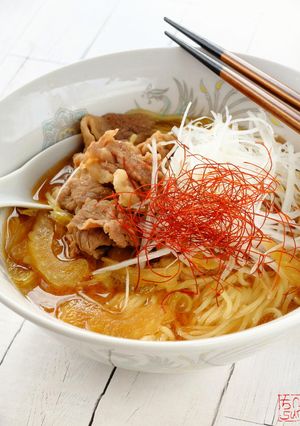 五香粉かぐわし☆牛肉ラーメン！【味噌】-レシピのメイン写真