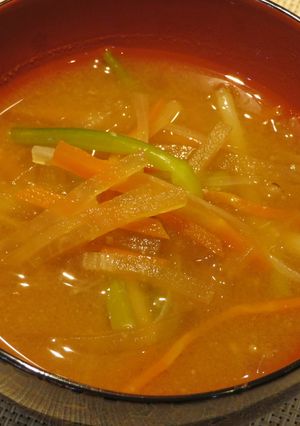 白髪味噌汁-レシピのメイン写真