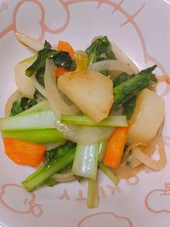 小松菜の野菜炒め-レシピのメイン写真
