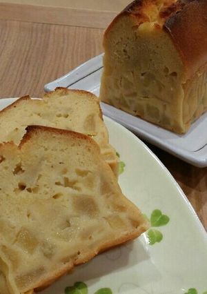 砂糖なし♪はちみつりんごパウンドケーキ。-レシピのメイン写真