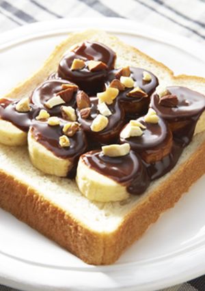 スライス生チョコレートでバナナチョコパン-レシピのメイン写真