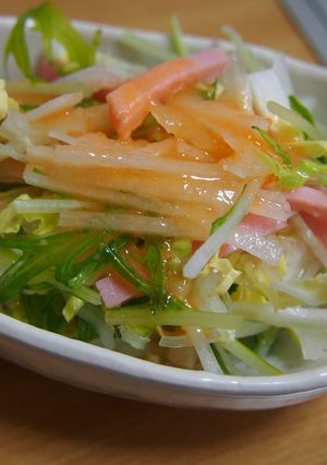 冬野菜のサラダ-レシピのメイン写真