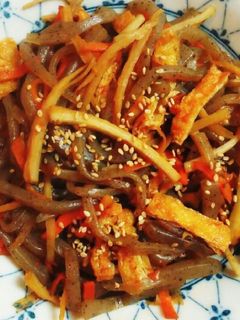 きんぴら揚げこんにゃくスパイシー炒め-レシピのメイン写真