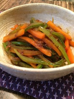 セロリとにんじんのきんぴら-レシピのメイン写真