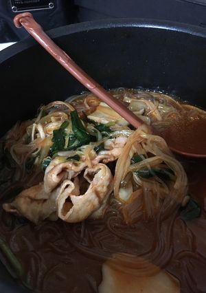 我が家の赤から鍋-レシピのメイン写真