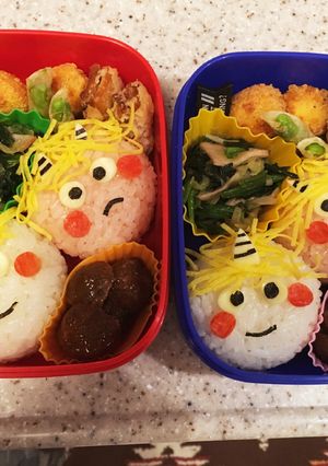 キャラ弁 ＊ 節分 鬼ぎり-レシピのメイン写真