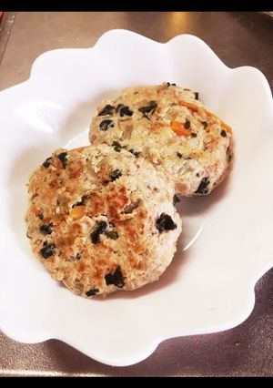 簡単わかめ豆腐ハンバーグ☆幼児食にも♪-レシピのメイン写真