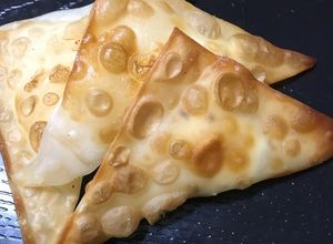 簡単！ワンタン皮でクリームチーズ揚げ-レシピのメイン写真