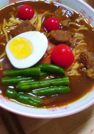 カレーラーメン-レシピのメイン写真