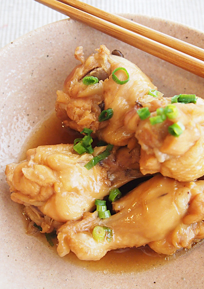簡単！恵味だしで鶏手羽のさっぱり煮-レシピのメイン写真