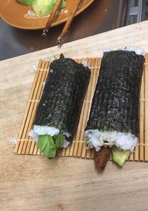 バカタレを使ったシシャモフライ海苔巻き-レシピのメイン写真